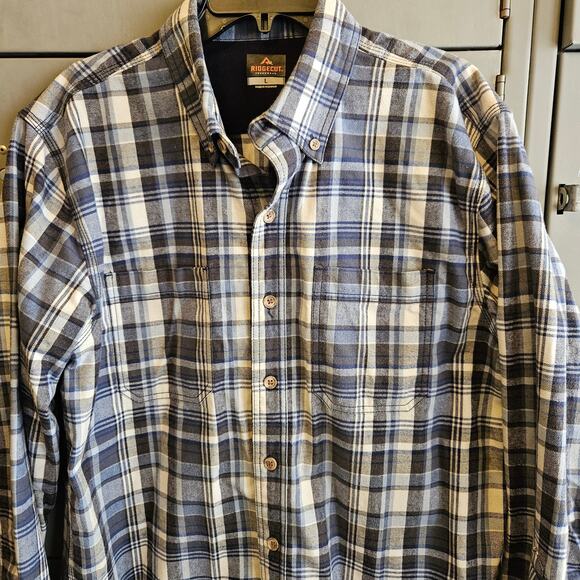 Ridgecut Other - Ridgecut Mens Button Down flannel Shirt - size large